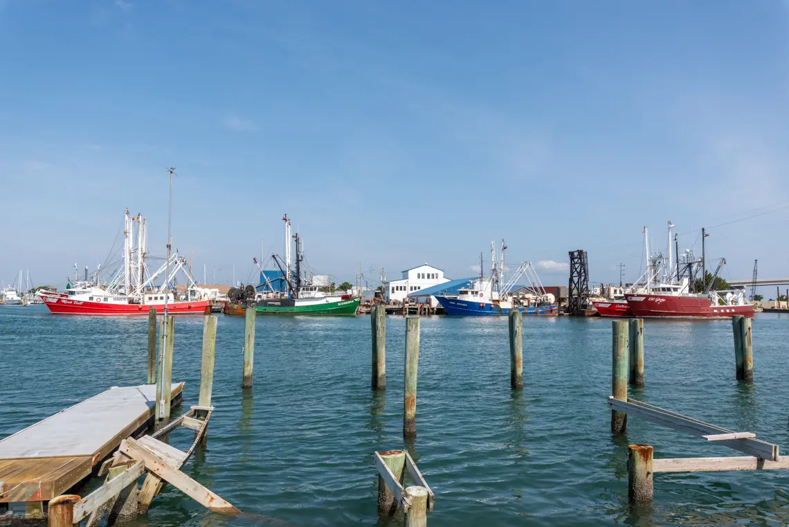Newport River at Morehead City