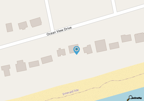 Oceanfront Home in the Perfect Location on Emerald Isle-Dog Friendly map location