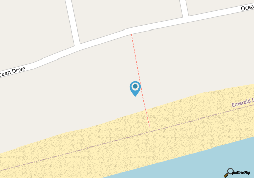 Beautiful and private Oceanfront Cottage map location