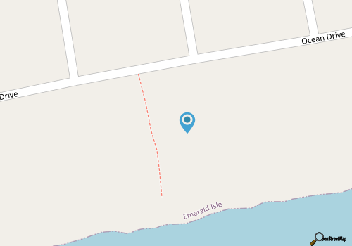 Emerald Isle Oceanfront, Beautifully Decorated and Unbelievable Amenities map location