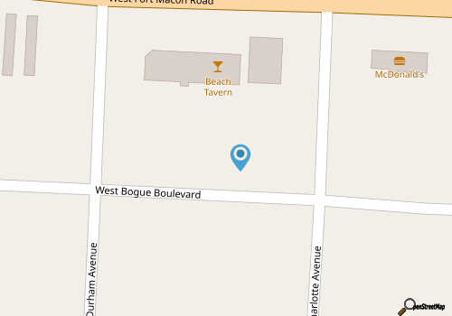 Beachy Haven | House in Atlantic Beach with WIFI, near the beach map location