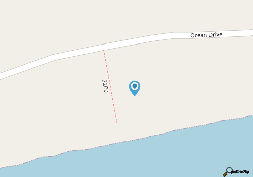 3BR- Dogs OK- Ocean Front - Master Suite map location
