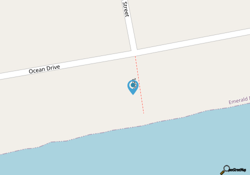 Awesome Views, Oceanfront House in Emerald Isle, NC! map location