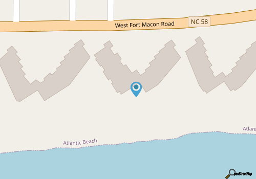 Beautiful Oceanfront Condo on the Southern Outer Banks map location