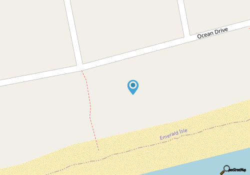 3 Palms, Oceanfront House in Emerald Isle, NC! map location