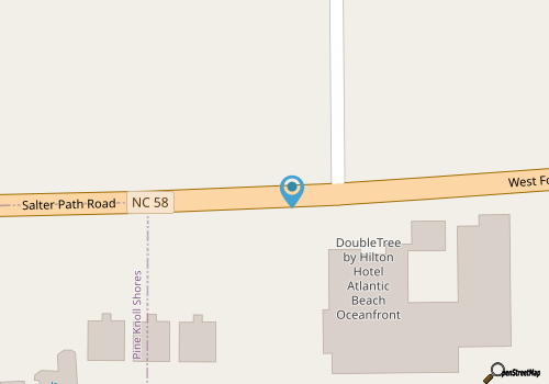 Crystal View 104H, Oceanview Soundside Condo in Atlantic Beach, NC! map location