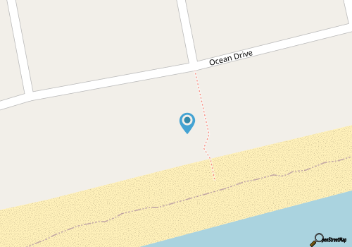Oceanfront  with panoramic views of golden beaches and crushing waves map location