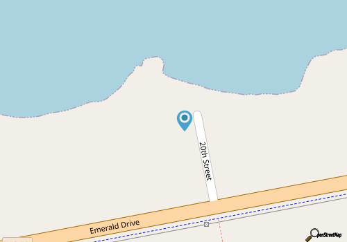 Emerald Isle, NC!  Sound Front Cottage - 3 minute walk to beach!! map location