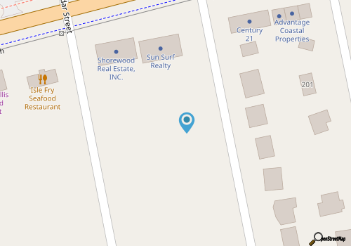 Charming Cottage Private Oceanfront Parking pass for Neighborhood Beach Acces map location