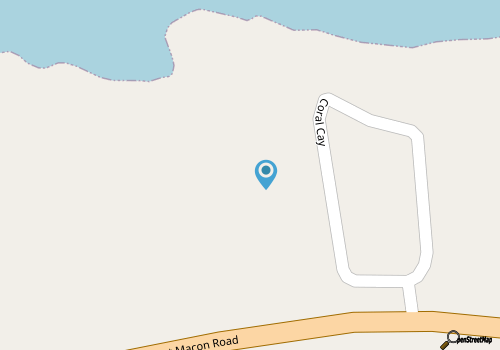 Colorful studio near the ocean with pool, central AC, & kitchenette map location