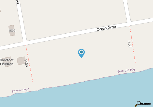 Sea Watcher, Oceanfront House in Emerald Isle, NC! map location