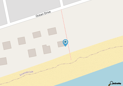 3BR Duplex - Ocean Front - Coast Guard Rd. map location