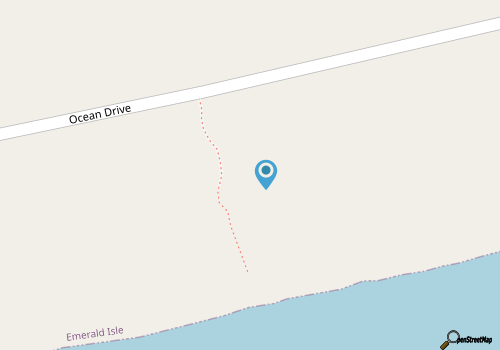Charming 5-bedroom oceanfront duplex with wonderful views map location