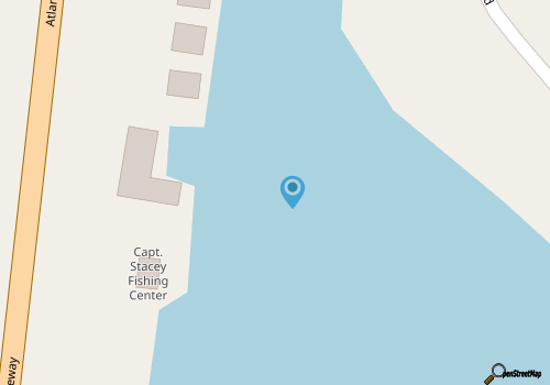 Luxurious New Beach House with Private Dock in Atlantic Beach, NC map location