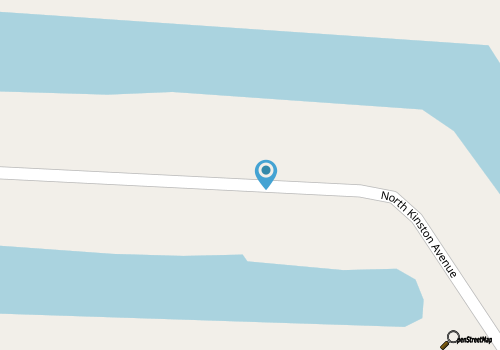 Water-front home w boat lift! Short walk to the beach! map location