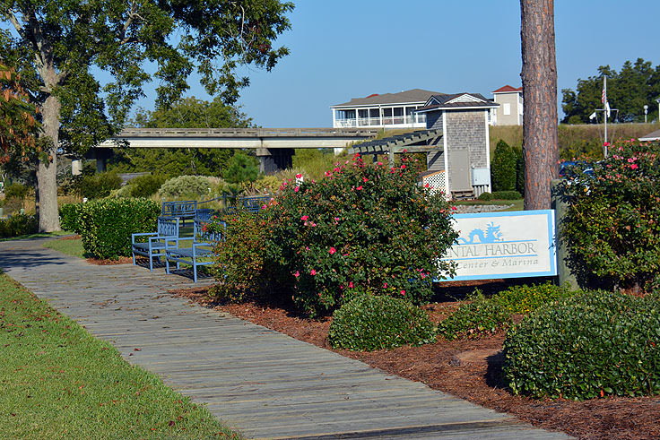 The picturesque Oriental Harbor Marina