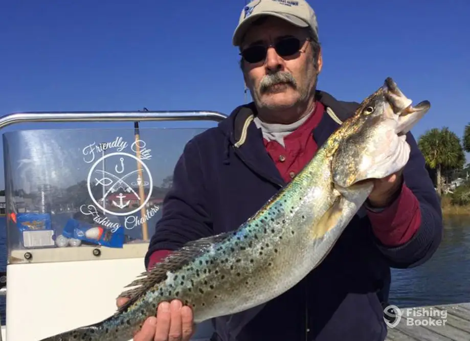 Speckled Trout Fishing Charter, Atlantic Beach