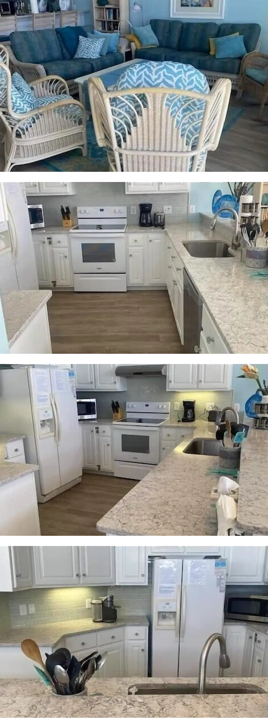 Oceanfront 4 Bedroom, 3 Bath Duplex