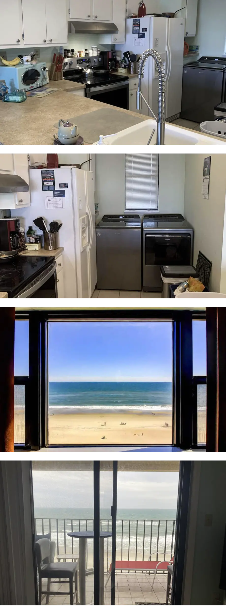 Oceanfront condo at Summer Winds Resort ...