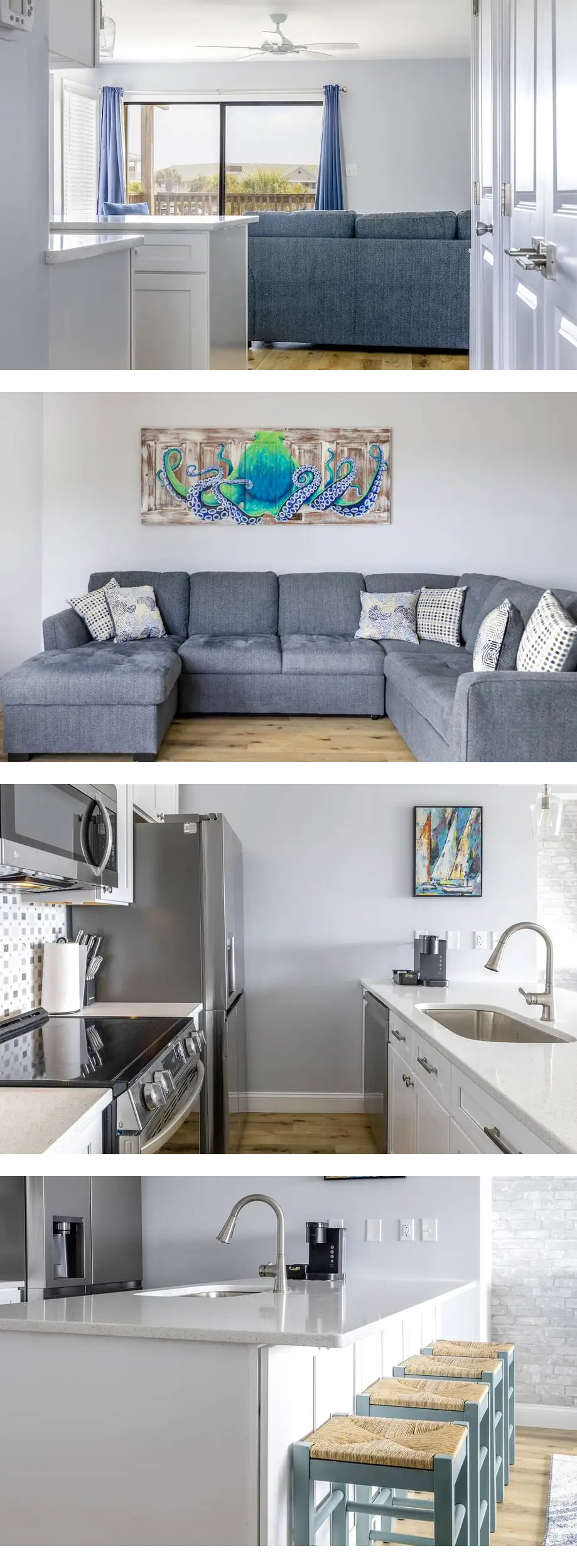 Completely renovated beach view Condo in...