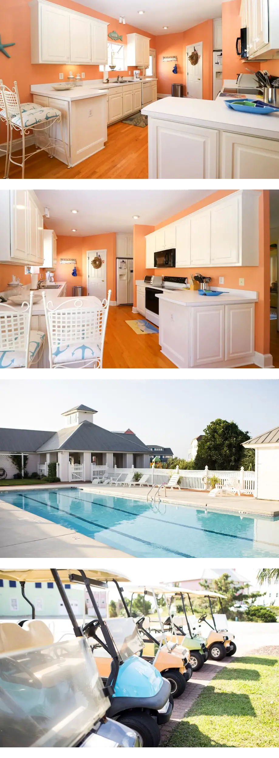 Home with golf cart,community pool,easy ...