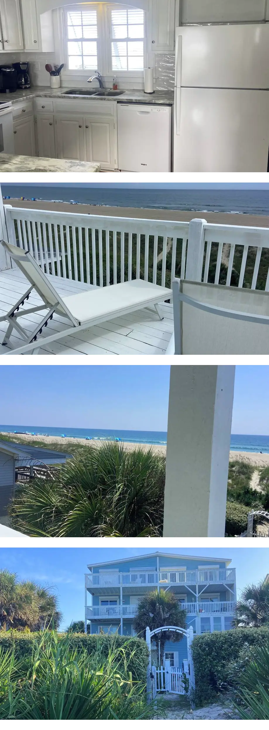 Family friendly oceanfront townhome only...