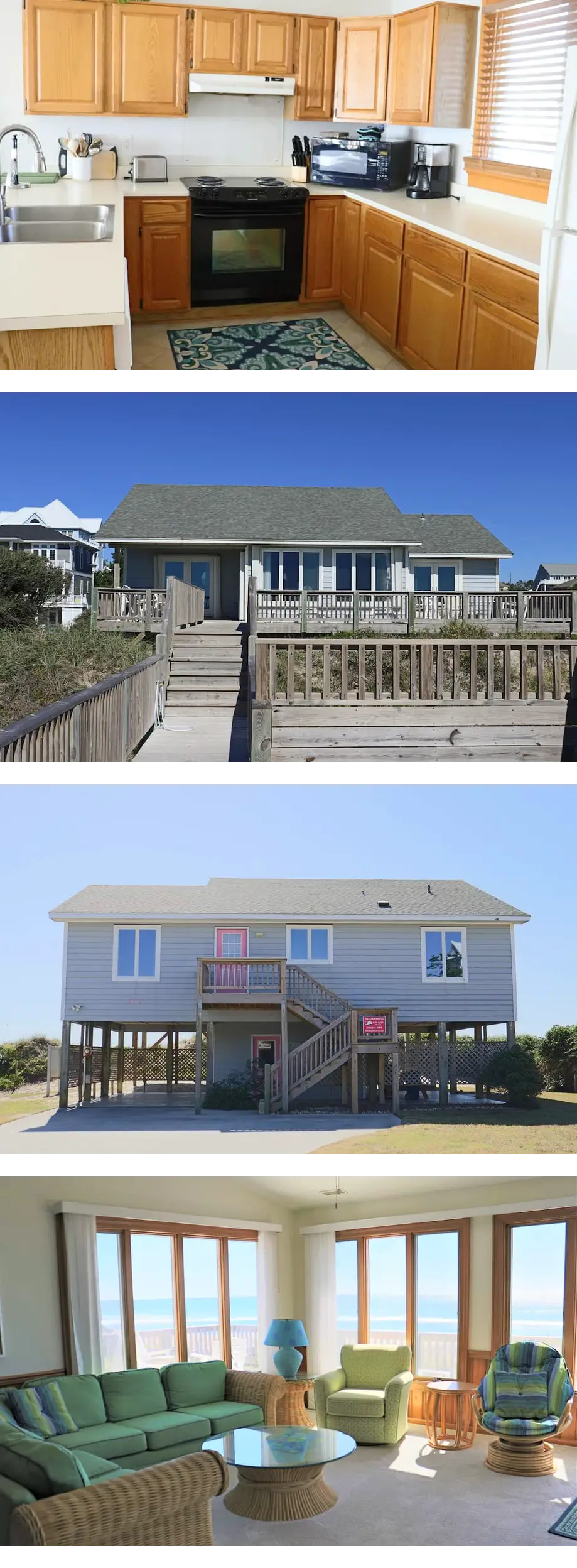 Oceanfront 4BR Retreat with Private Beac...